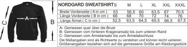 GRÖSSENTABELLE SWEATSHIRT